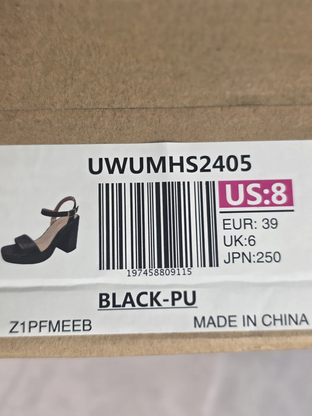 Burudani Black Platform Block Heel Sandals for Women